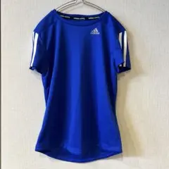 adidas☆Sサイズ☆ブルー ランニングTシャツ