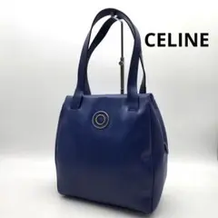 CELINE サークルロゴ トートバッグ ショルダーバッグ レザー