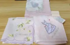 ブランドハンカチ３枚セット