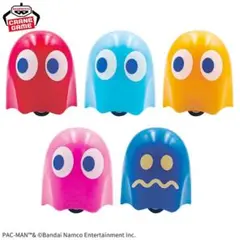 パックマン プルバックカー 　ゴースト　5種セット