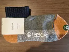 新品未使用　rasox ソックス スポーツロウ　Mサイズ　24-26cm