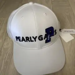新品未使用 PEARLY GATES ホワイトキャップ　ウィメンズ