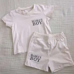 【新品】Tシャツ&ハーフパンツ 9-12m MAMA