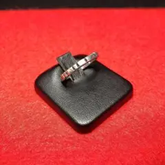 【ヴィンテージ】12号 デザインシルバーリング 経年変化 レトロ R5