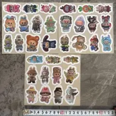 キャラクター ステッカーセット 33枚