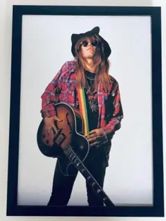 フォロー割あり　ZIGGY　雑誌切り抜き②　A4額縁付き　ポスター風　ジギー