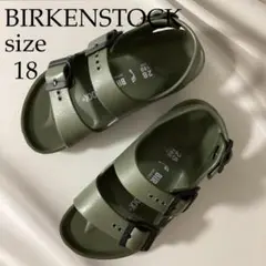 新品未使用　BIRKENSTOCK サンダル サイズ18 オリーブ
