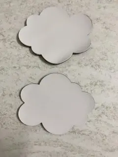 雲型デザイン マウスパッド コースター 2個セット