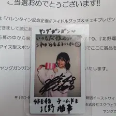 SKE48 北野瑠華 直筆サイン　チェキ　抽選　抽プレ 6470円 新品】◇ SKE48 北野瑠華 抽プレ 本人 直筆サイン 入