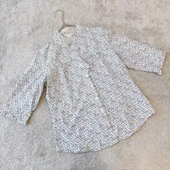 ボッシーヒル　七分袖ブラウス　M 花柄　春夏
