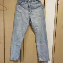 ライトブルーデニム ハイウエストパンツ