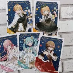 初音ミク 鏡音レン リンポストカード