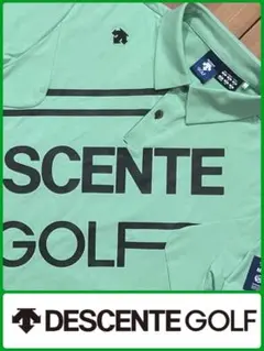 DESCENTE GOLF デサントゴルフ ポロシャツ M ミントグリーン