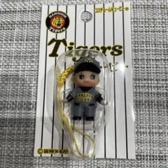 阪神タイガース キューピーコラボストラップ　コスチュームキューピービジター根付