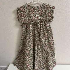美品samansa Mos2 花柄ワンピース　L(110)