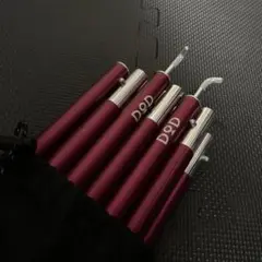 DOD コンパクトタープポール レッド