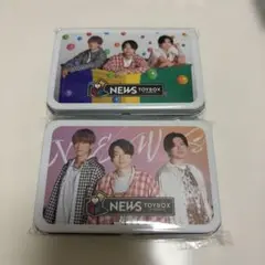 ジョイポリス×NEWS 缶入りキャンディA、Bセット