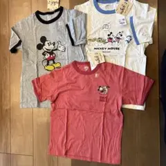 ユニクロ ミッキーTシャツ 140×3枚セット