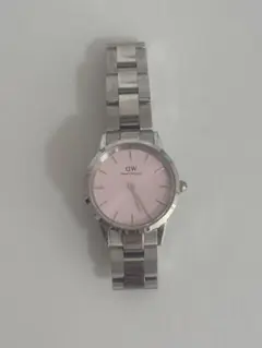 Daniel Wellington 腕時計 シルバー ピンク ※動きません！
