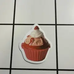カップケーキ型ステッカー