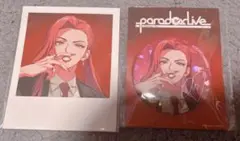アン・フォークナー 缶バッジ トレフォト　4周年 Paradox Live