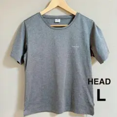 【HEAD】Tシャツ グレー 速乾 スポーツ Lサイズ