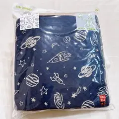 新品未使用　UNIQLO キルトパジャマ　宇宙　ネイビー　100cm