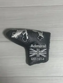 美品　Admiral パター用ヘッドカバー ブラック