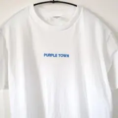 パータン公認非公式Tシャツ ミニロゴ/ホワイト2024 PURPLE TOWN