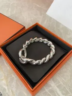 ヴィンテージトルサードブレスレットsv925ツイストアンカーチェーン登坂広臣好き HERMES - 登坂広臣着用 エルメストルサード モデル ヴィンテージ