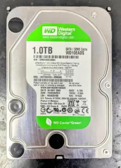 動作確認/初期化済 1TB Western Digital WD10EADS ②