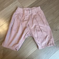 MEIN HEIM マインハイム　ピンクハーフパンツ　タック入り130