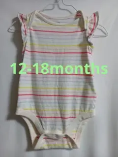 baby GAP ボーダーロンパース 12-18ヶ月