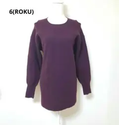 オープンショルダー ニット セーター