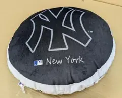 未使用 MLB ヤンキース 丸型フロアクッション