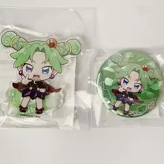 ふしぎ星の☆ふたご姫 Gyu! 楽コレ　アクスタ　缶バッジ　ビビン　セット
