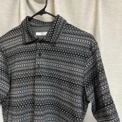 【AZUL】ポロシャツ メンズ M ブラック×グレー