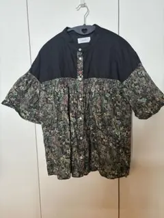 【即日配送】sosotto 花柄 半袖シャツ