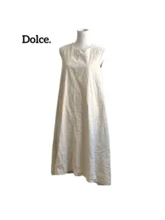 ★ Dolce. ドルチェ　ノースリーブ　Aライン　ロング　ワンピース