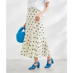 ロペピクニック ROPE' PICNIC ドットマーメイドスカート(キナリ)