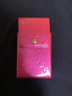 Louis Vuitton Vernis 赤 シガレットケース 保存袋付き Louis Vuitton Vernis 赤 シガレットケース 保存袋付き