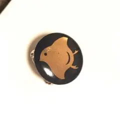 帯留め 帯飾り ちどり ゴールド