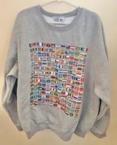 2020 NERIAME WORLD FLAGS 世界　国旗　12oz 裏起毛