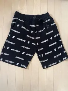 【限定品】H&M × Pokémon ピカチュウ 総柄ハーフパンツ M