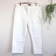 3569 タカキュー ホワイトパンツ メンズ シンプル ベーシック メンズ L