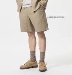 UNIQLO リネンブレンドイージーショーツ