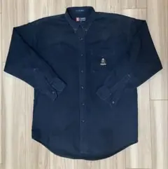 CHAPS Ralph Lauren ネイビーボタンダウンシャツ