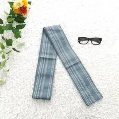 浴衣 帯 オビ メンズ ブルーグレー 腰ひも 腰巻き 部レトロ 部屋着 角帯