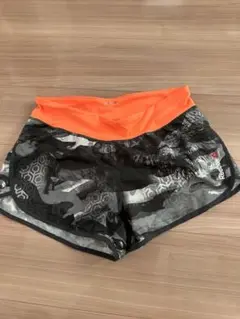 Reebok ランニングショーツ　ブラックカモフラ　　X L