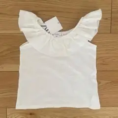 ZARA フリルTシャツ 104cm